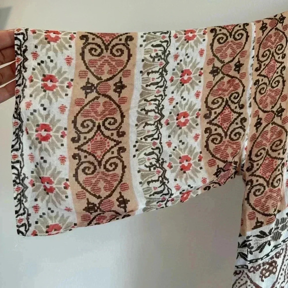 Michael Stars Kimono Lightweight Boho Beach Hippie O/S - Picture 6 of 7